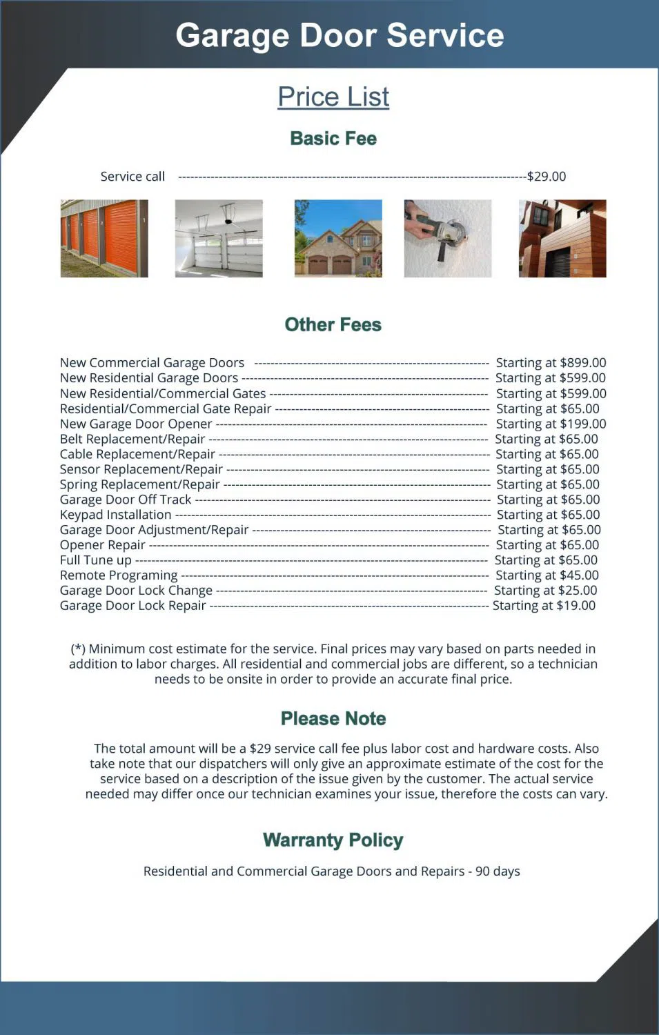 Golden Garage Door Service Corona, CA 951-446-0431